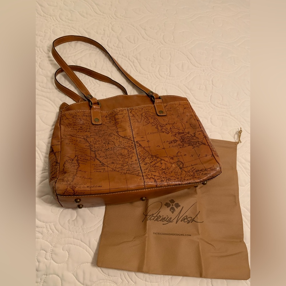 Patricia Nash Signature Poppy Map Tote